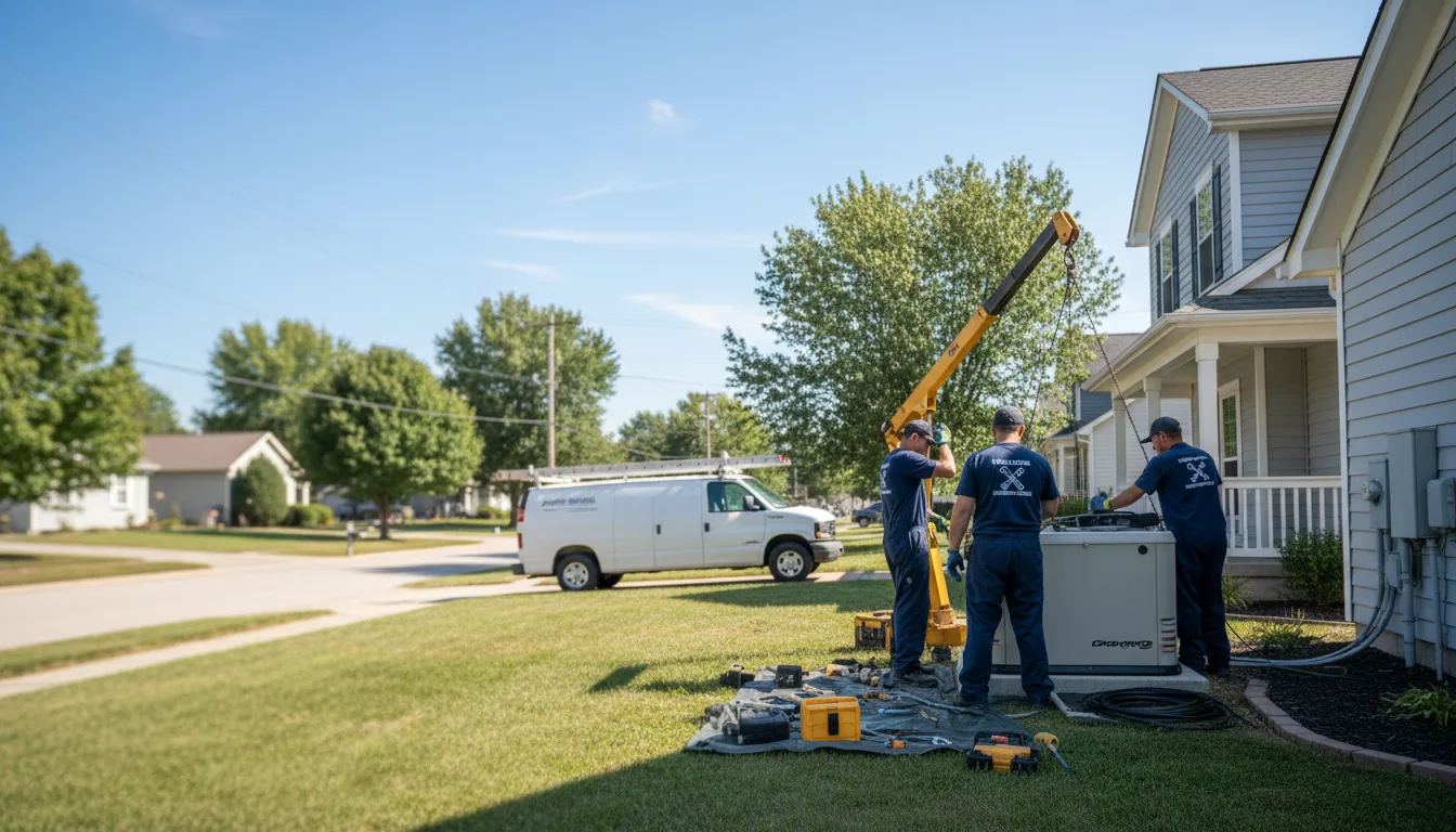 Generator Installation in Mount Calm, TX near me